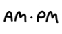 AM.PM Logo